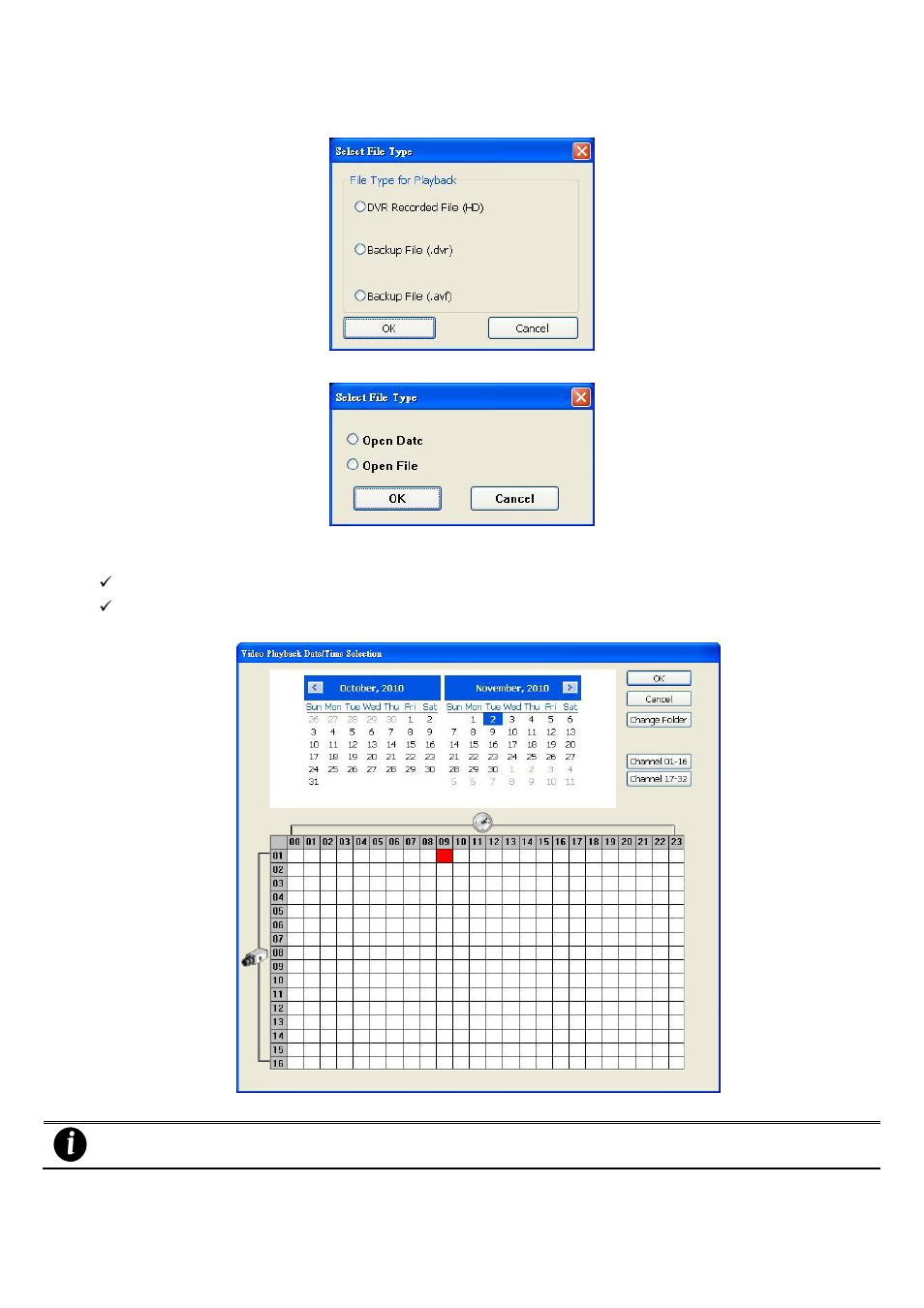 Playback backup file(*.dvr), Chapter, 3 playback backup file(*.dvr) | AVer EH1116H-4 Nano user manual User Manual | Page 76 / 125