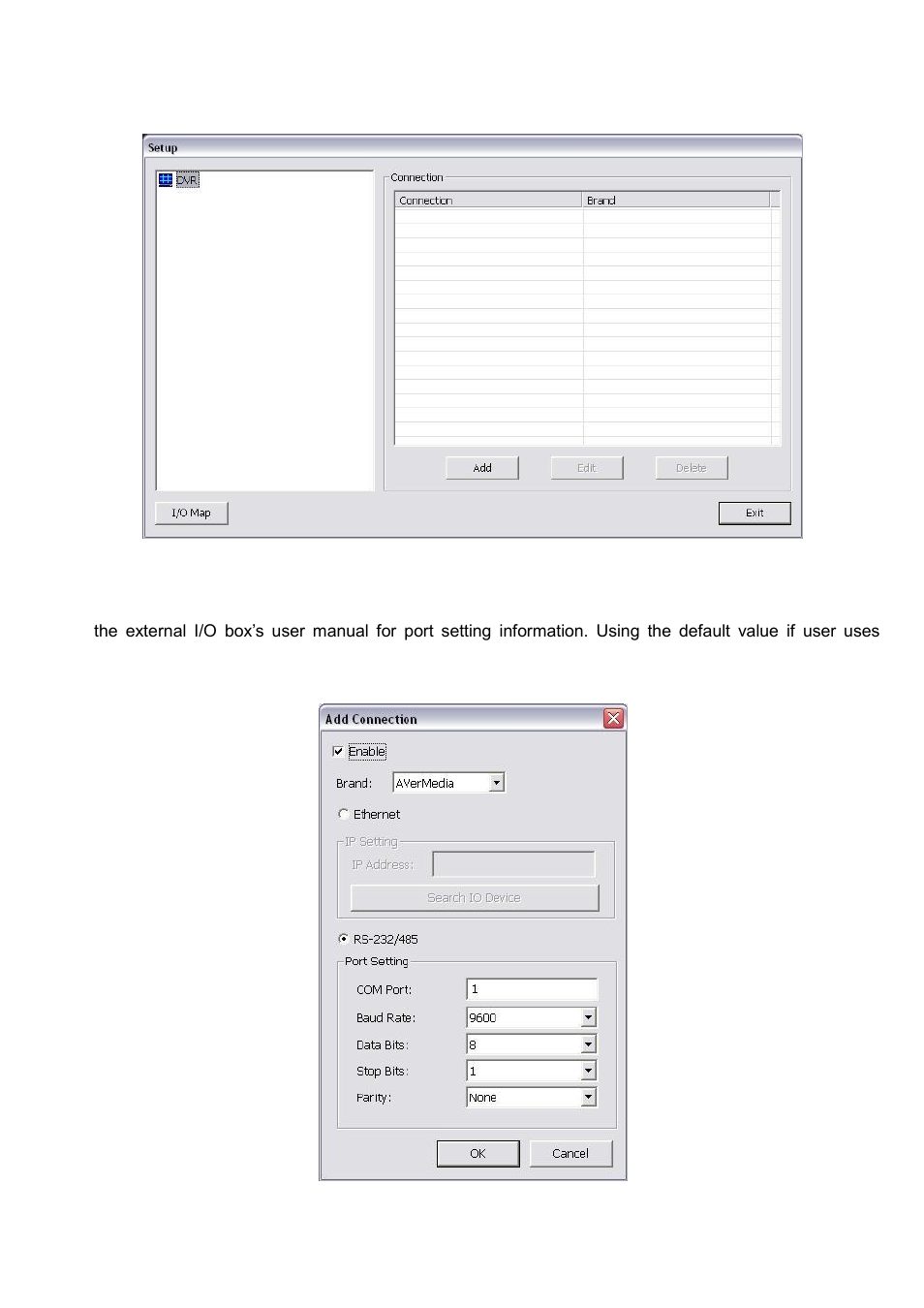 1 to setup external i/o box | AVer IWH3216 Touch3216 Touch II user manual User Manual | Page 95 / 179