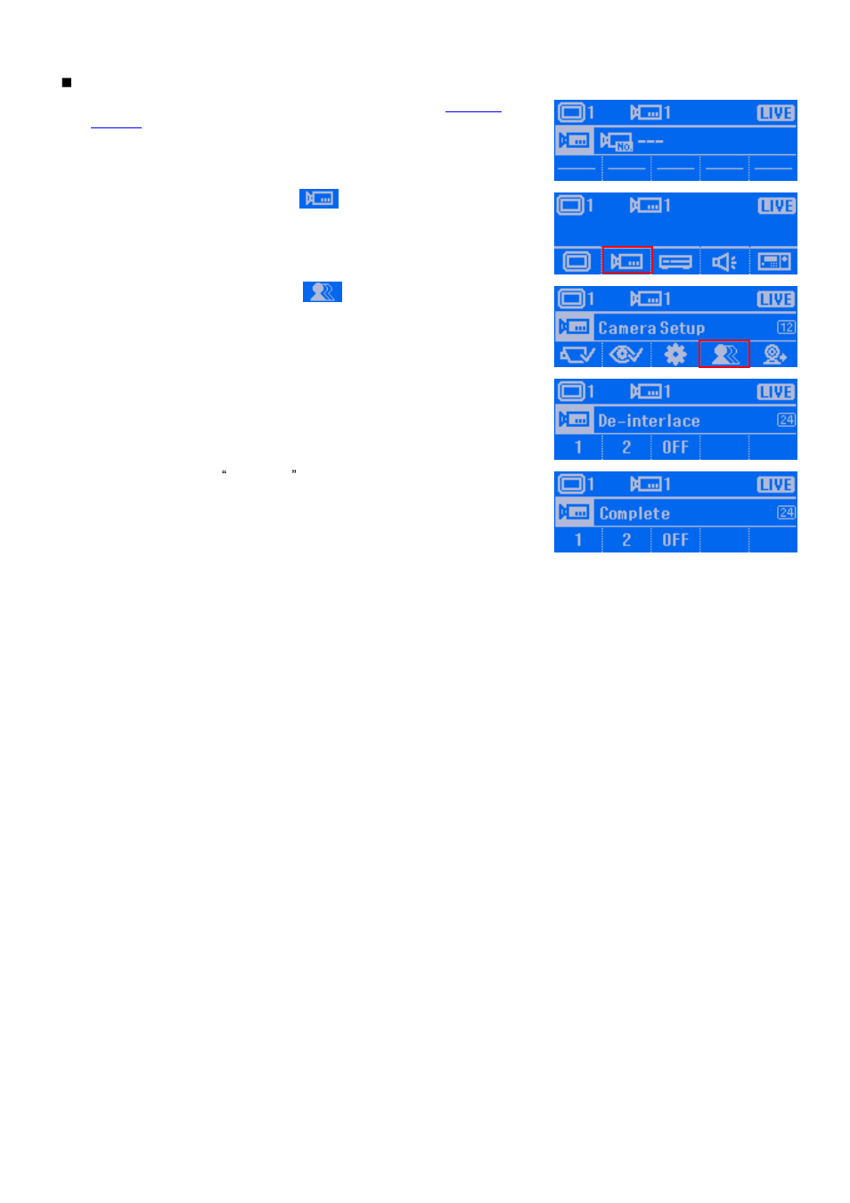 Enable the de-interlace | AVer SA series User Manual | Page 118 / 270