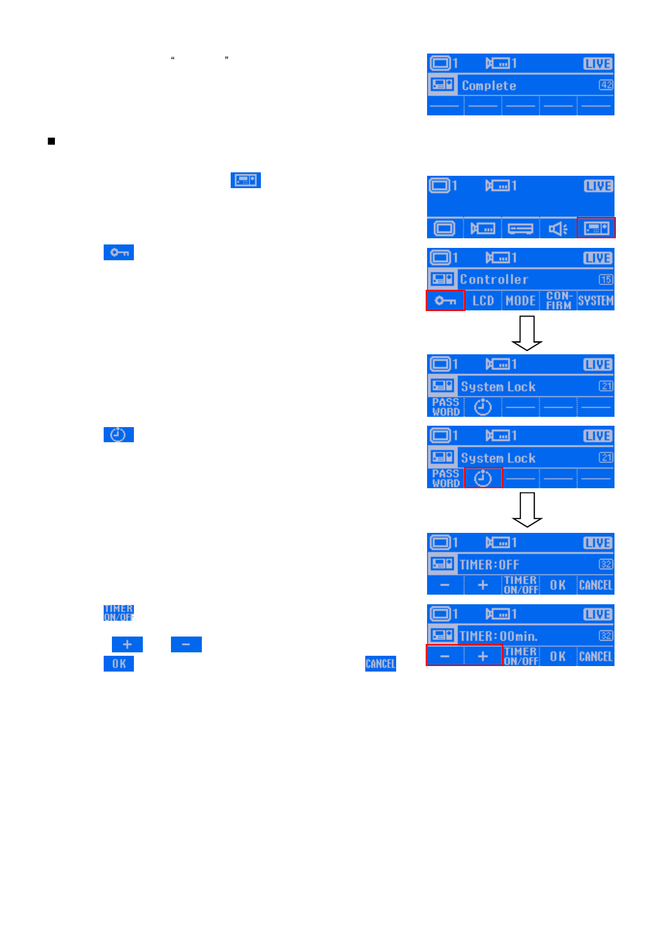 Set the timer | AVer SA series User Manual | Page 125 / 270