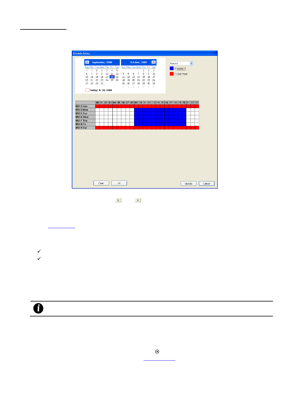 Schedule setting | AVer SA series User Manual | Page 203 / 270