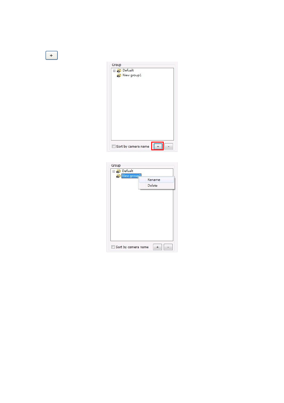 Create a camera group, Chapter 5.2.6 | AVer NXU8000 User Manual | Page 149 / 277