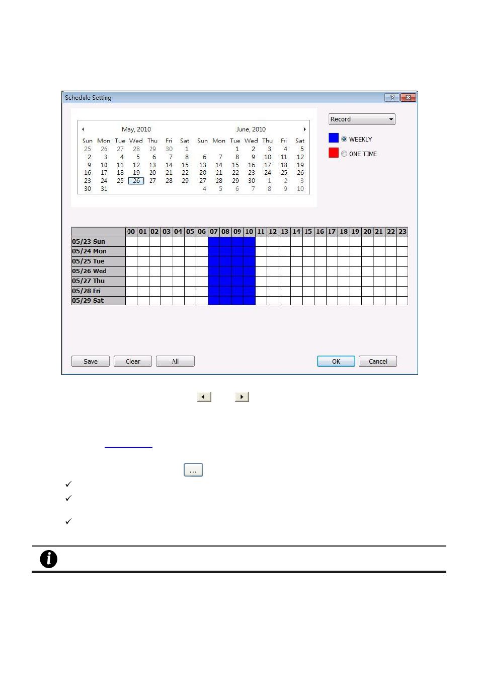 Chedule, Etting | AVer NXU8000 User Manual | Page 164 / 277