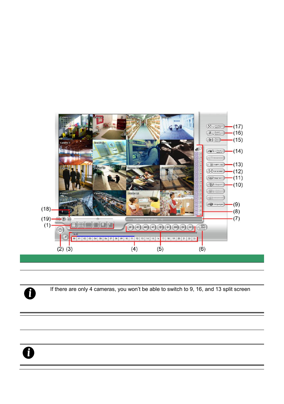 Chapter 6, Playback backup video, Amiliarizing | Layer, Uttons, Chapter 6 playback backup video | AVer NXU8000 User Manual | Page 193 / 277