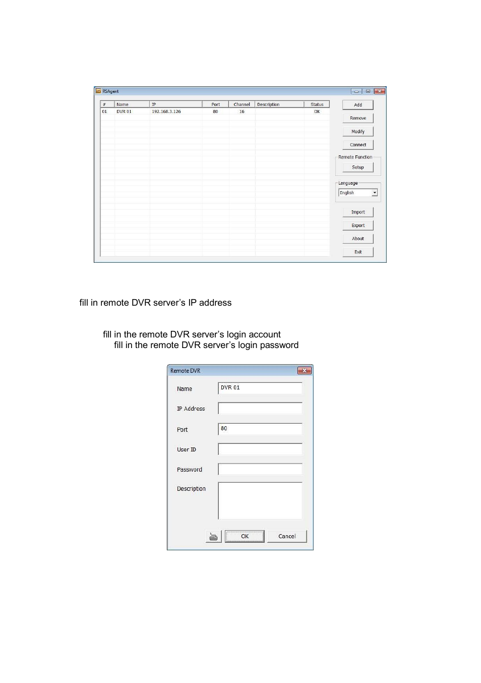 To add dvr server | AVer NXU8000 User Manual | Page 246 / 277