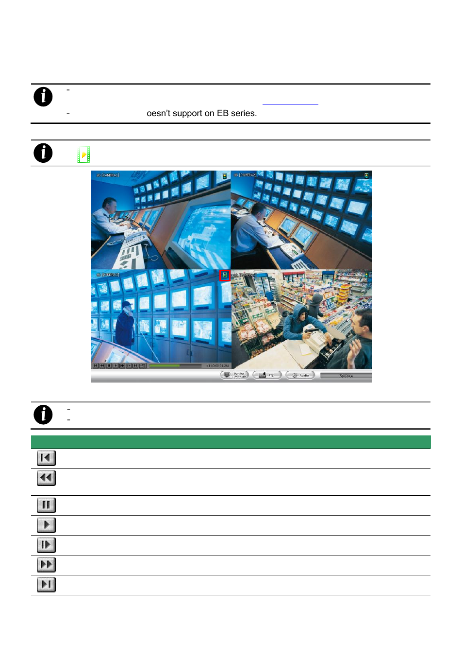 Using the playback function | AVer NXU8000 User Manual | Page 268 / 277