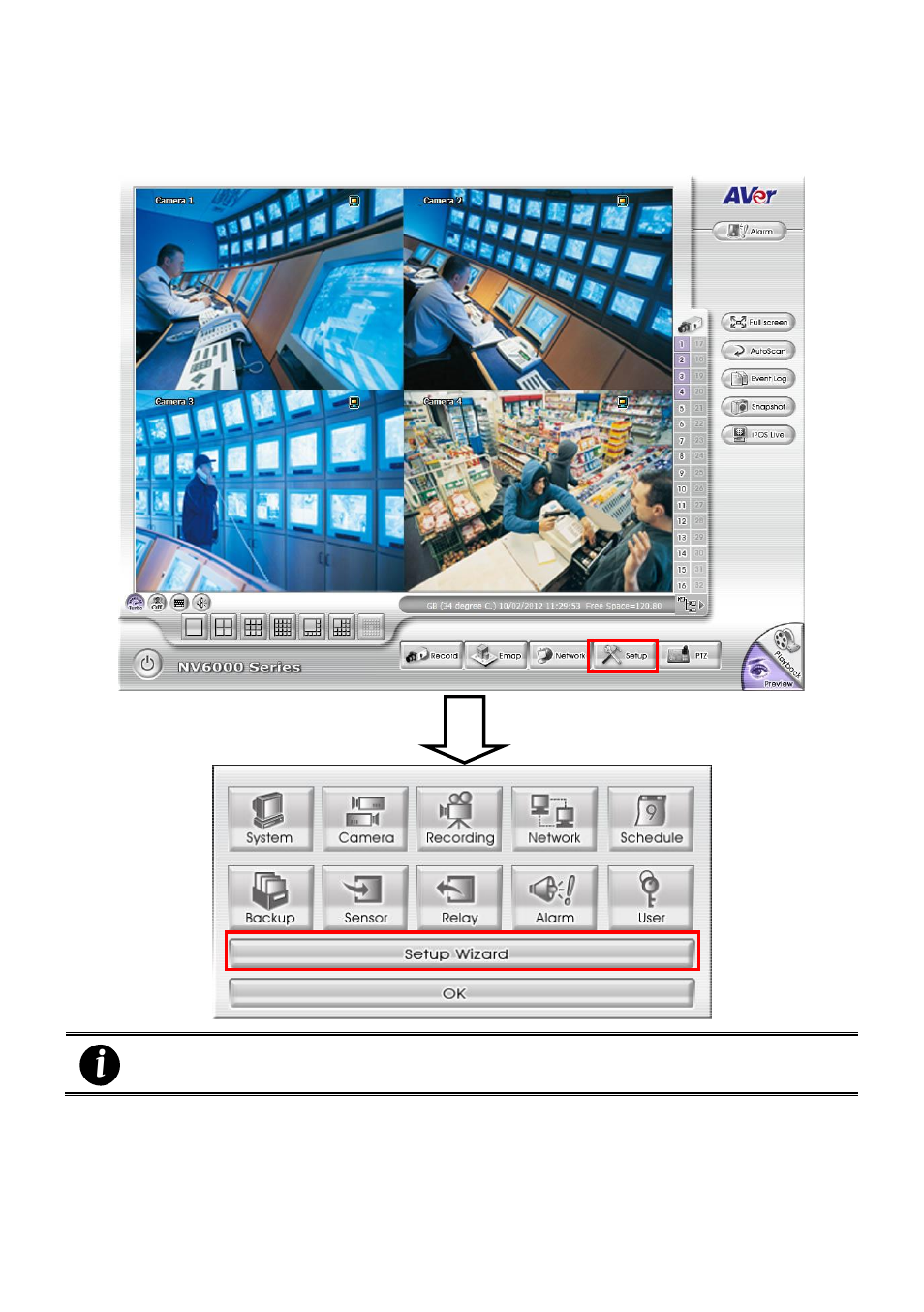 Ystem, Etup, Izard | AVer NXU8000 User Manual | Page 49 / 277
