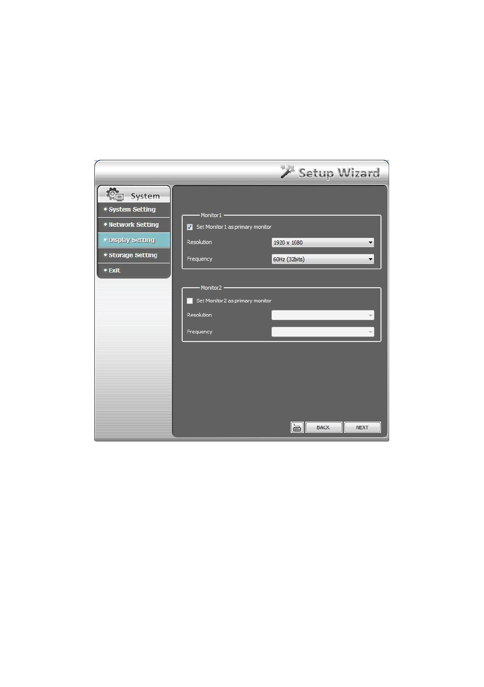 Display setting wizard | AVer NXU8000 User Manual | Page 54 / 277