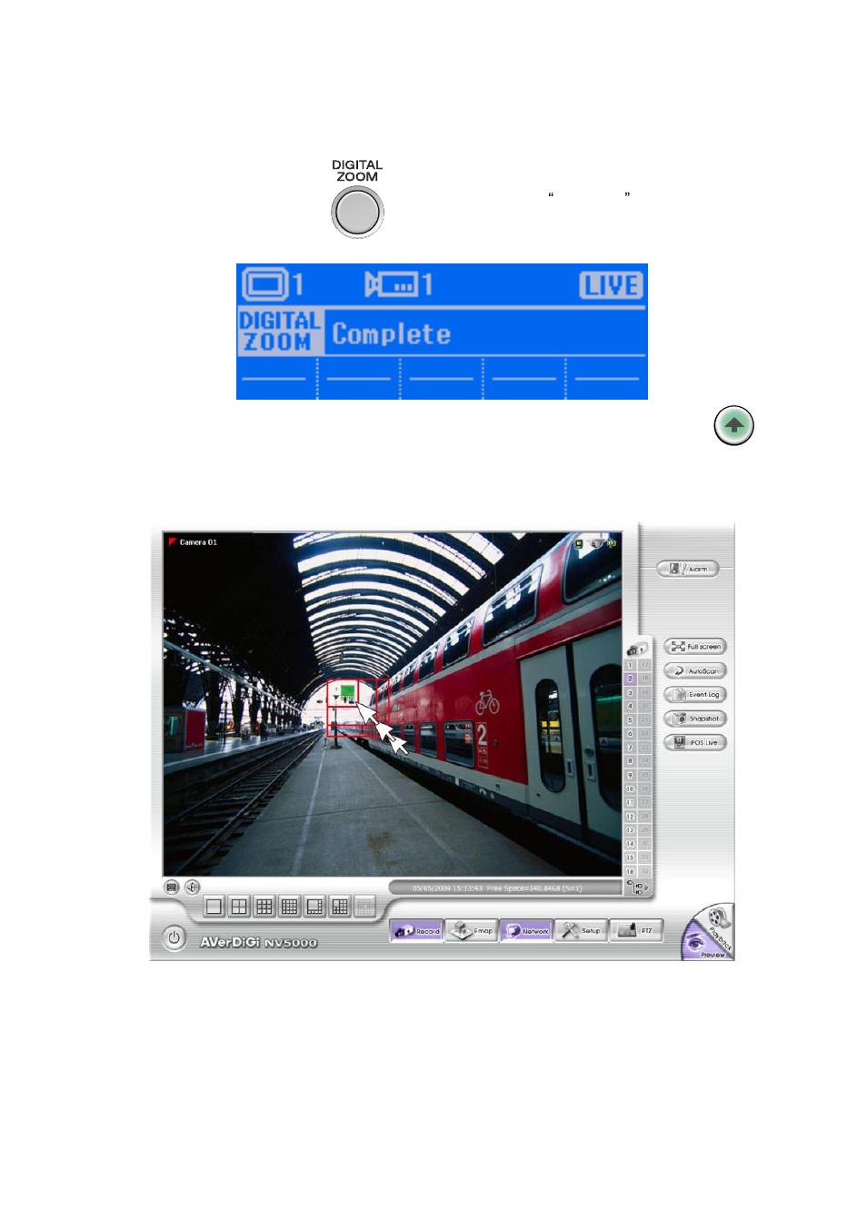 Using digital zoom, Chapter 2.9.6 | AVer System Contrll Pro User Manual (NV version) User Manual | Page 39 / 88
