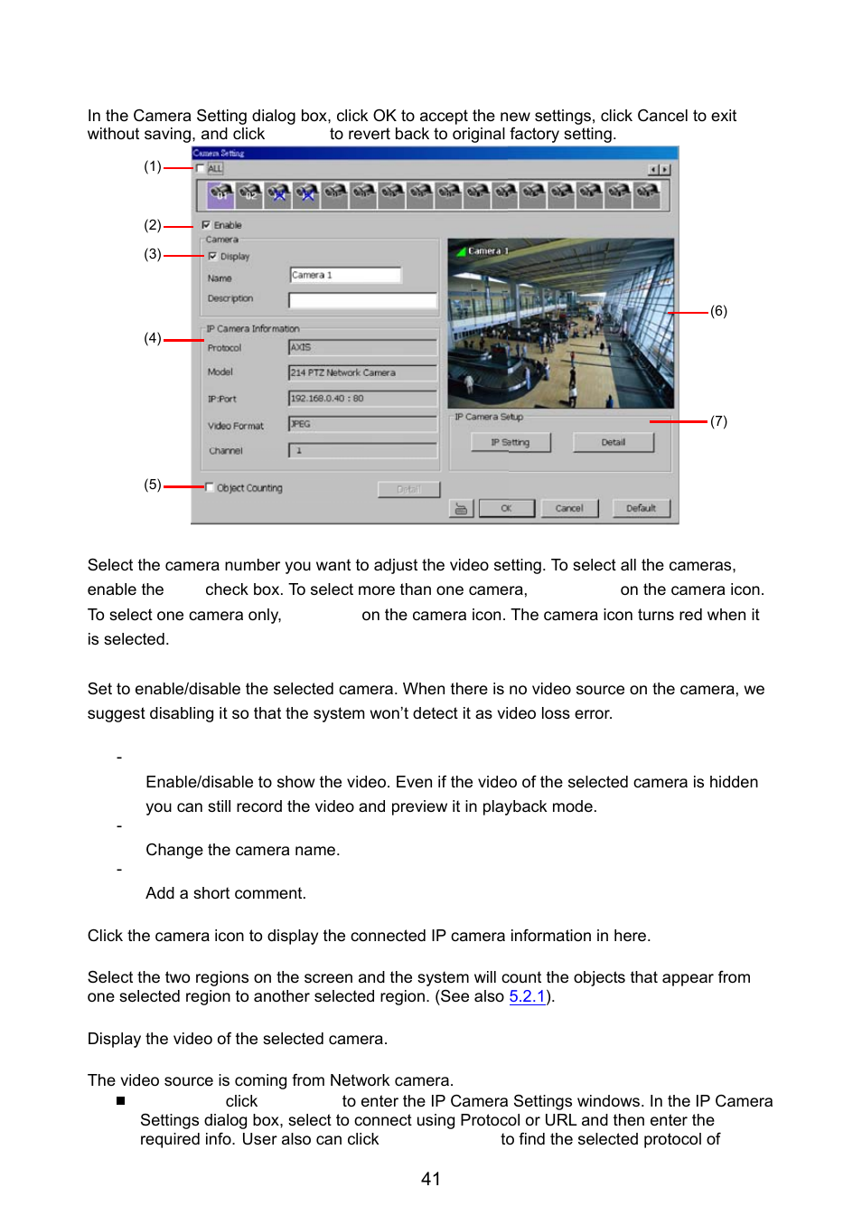 2 camera setting, Camera setting | AVer NX8000 User Manual | Page 48 / 116