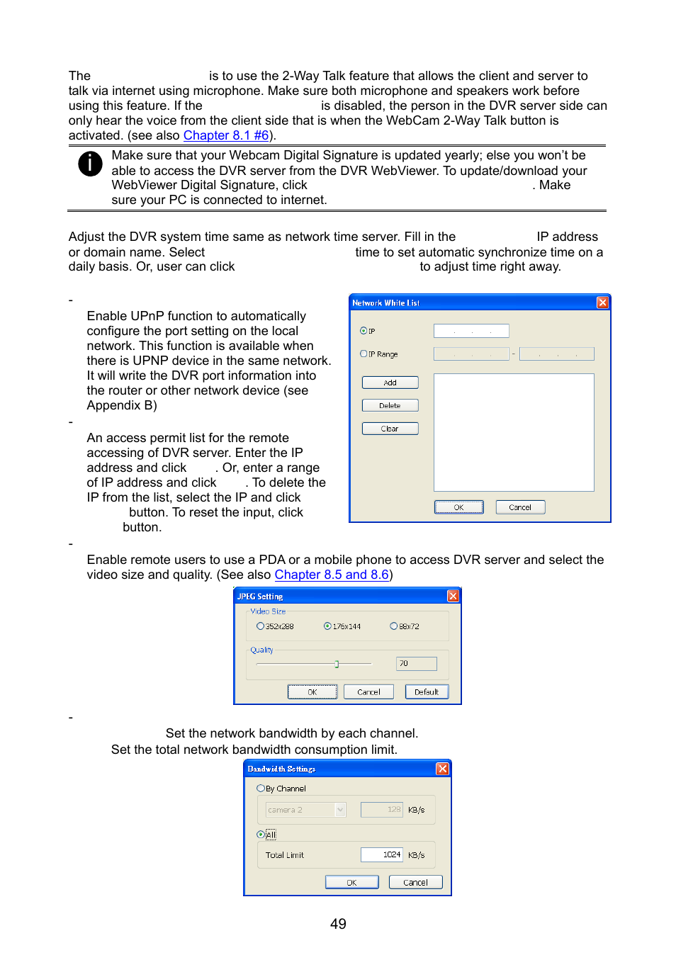 AVer NX8000 User Manual | Page 56 / 116