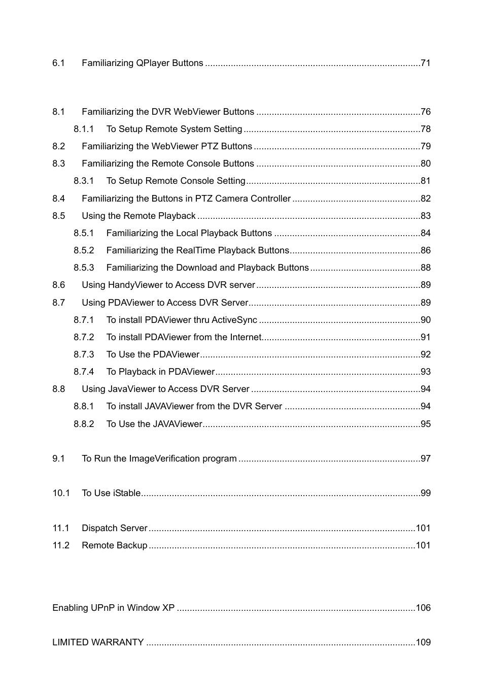 AVer NX8000 User Manual | Page 6 / 116