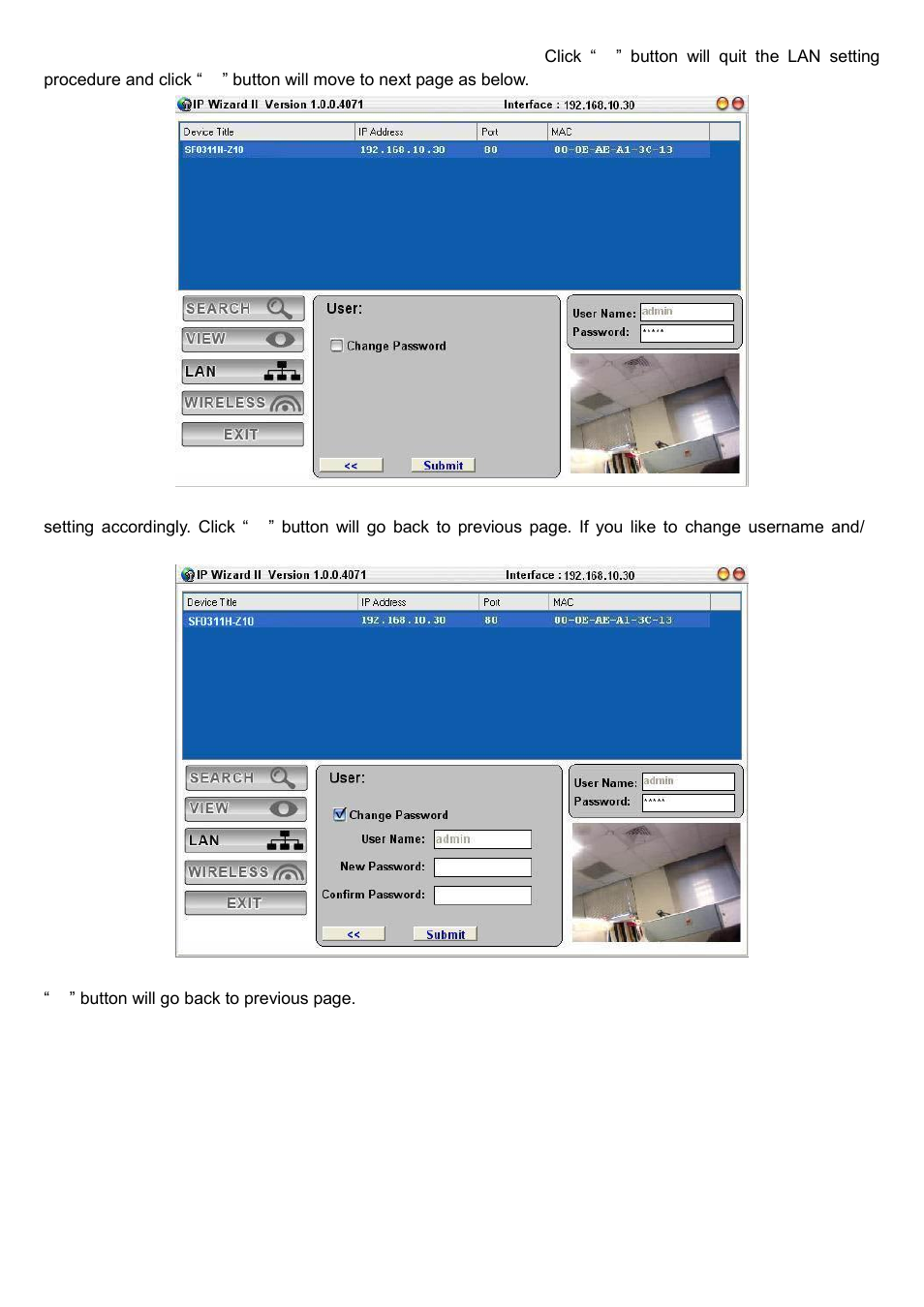 AVer SF0311H-Z10 IP Cam User Manual | Page 16 / 82
