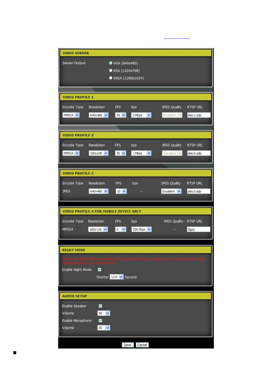 5 video and audio settings | AVer SF1031W User Manual | Page 35 / 68