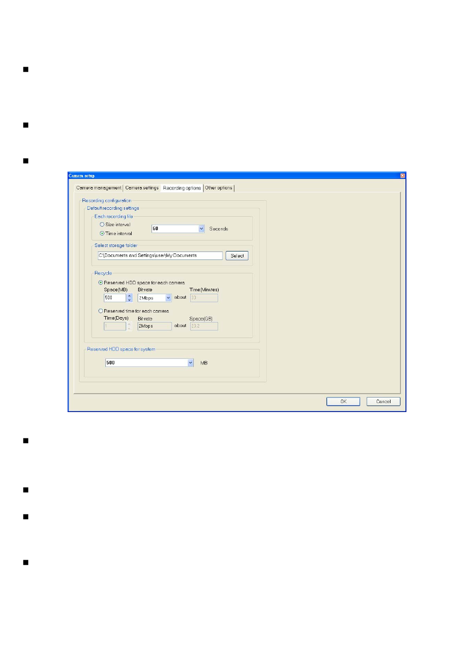 3 recording option, 4 other options | AVer SF1031W User Manual | Page 64 / 68