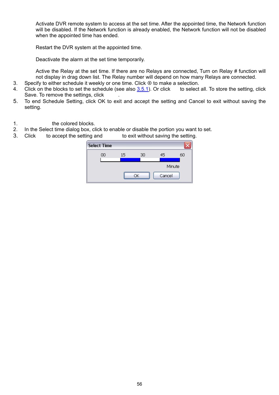 1 set schedule at specific portion of time | AVer XR8032_RACK User Manual | Page 62 / 157