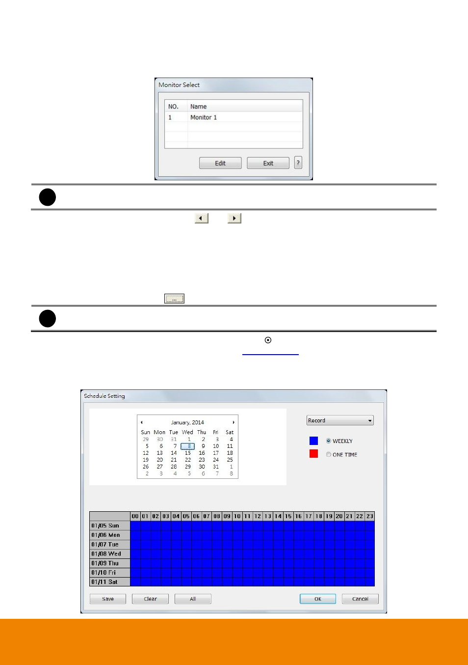 4 schedule setting | AVer SecureCenter User Manual | Page 44 / 76