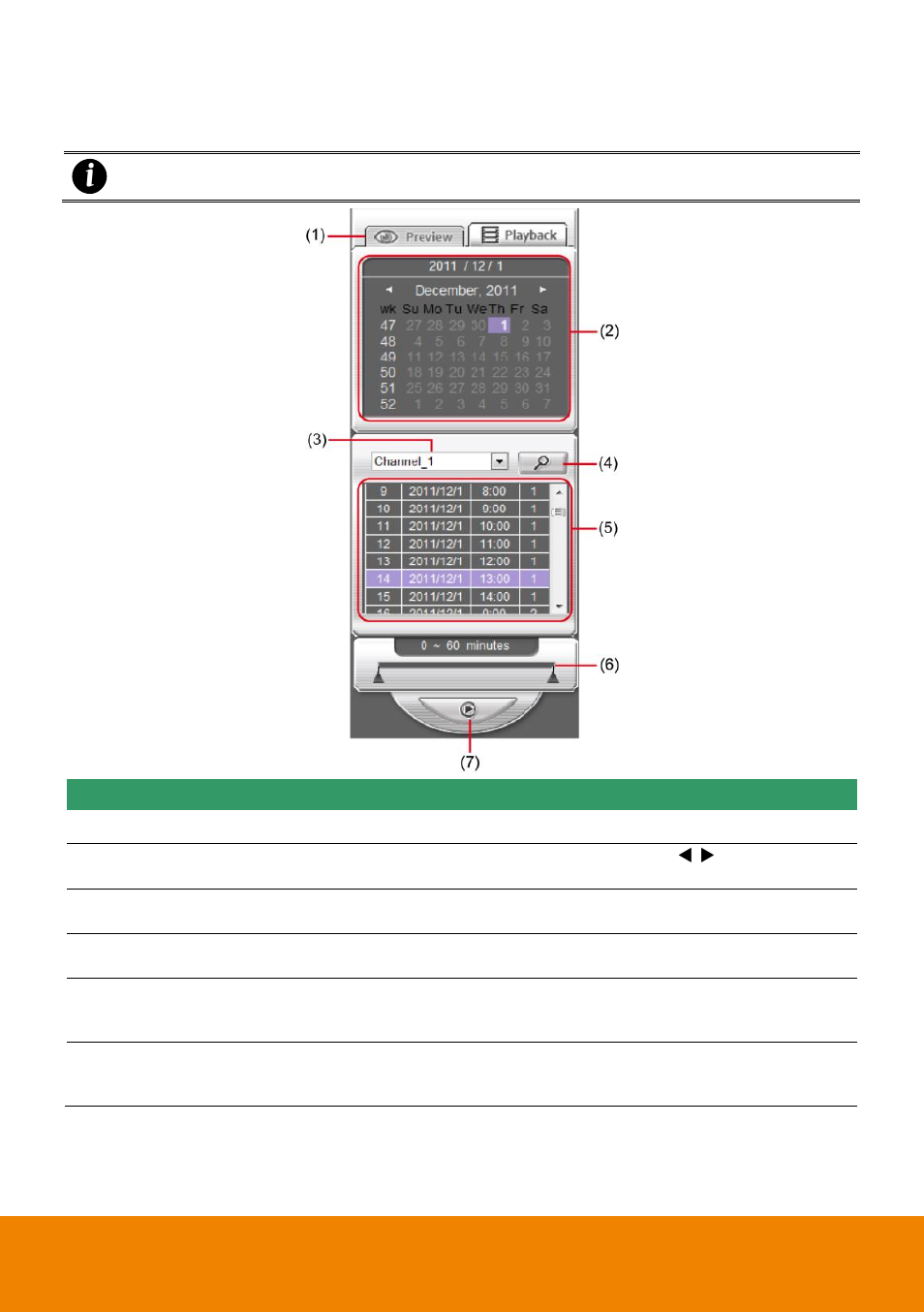 Playback mode control panel | AVer NXU Lite User Manual | Page 147 / 187