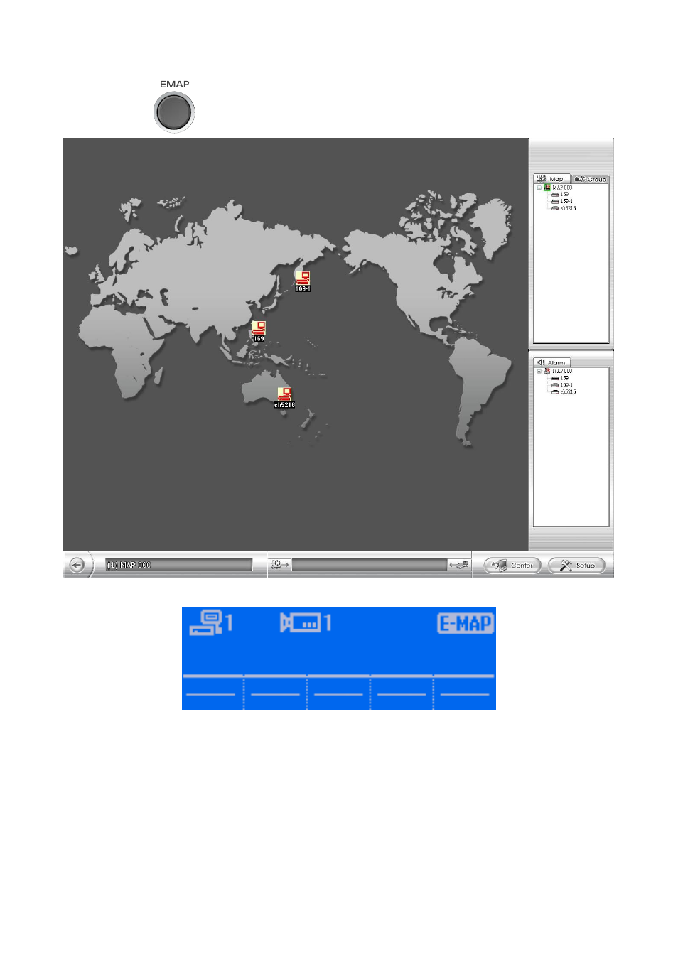 12 emap mode operation, Emap mode operation | AVer CMS User Manual | Page 115 / 179