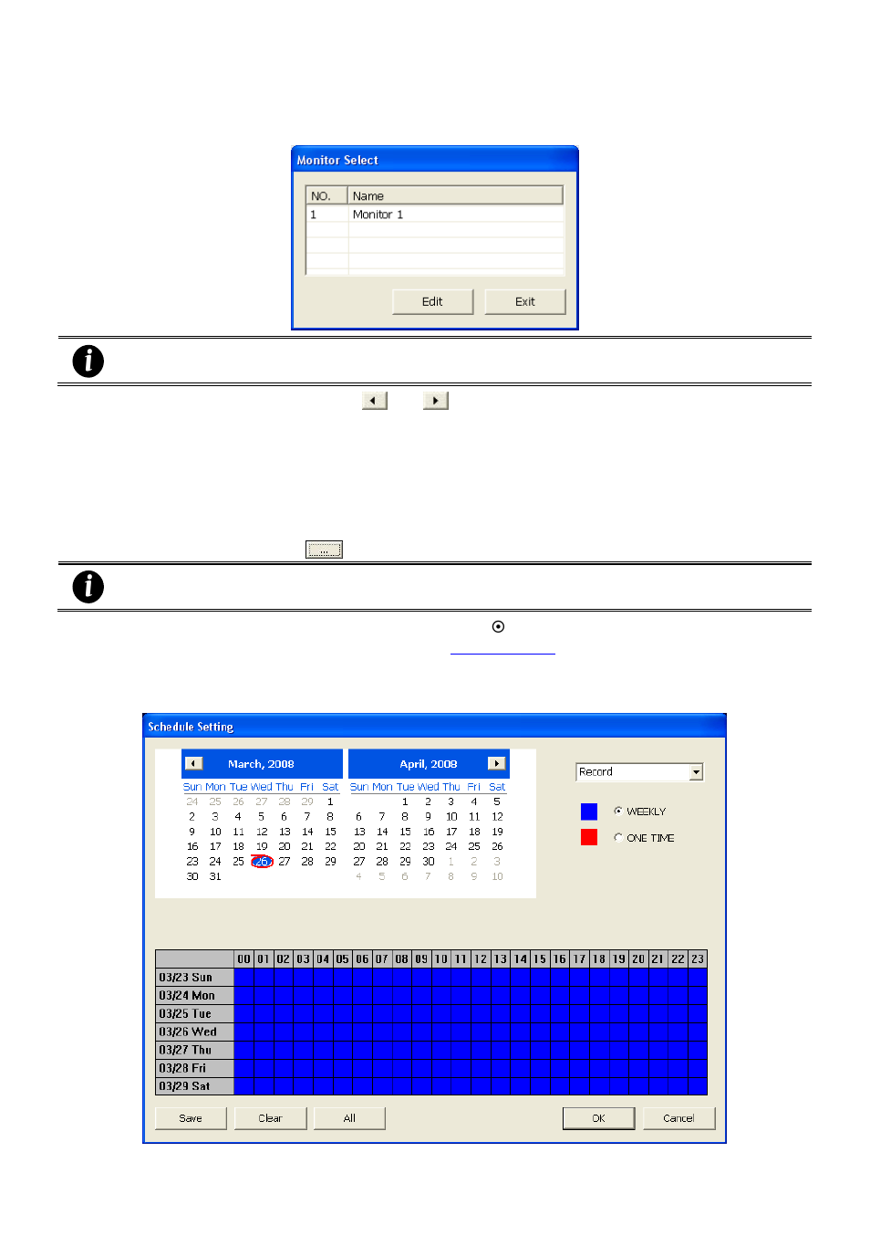 Schedule setup | AVer CMS User Manual | Page 145 / 179