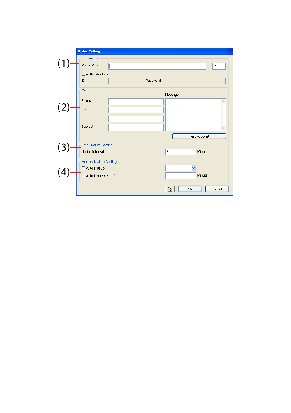 2 to setup the send e-mail setting | AVer CMS User Manual | Page 159 / 179