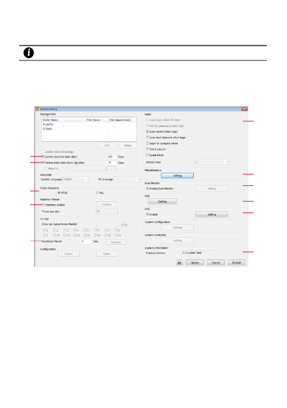 2 remote setup, 1 system setting, Chapter 3.4.2 | AVer CMS User Manual | Page 43 / 179