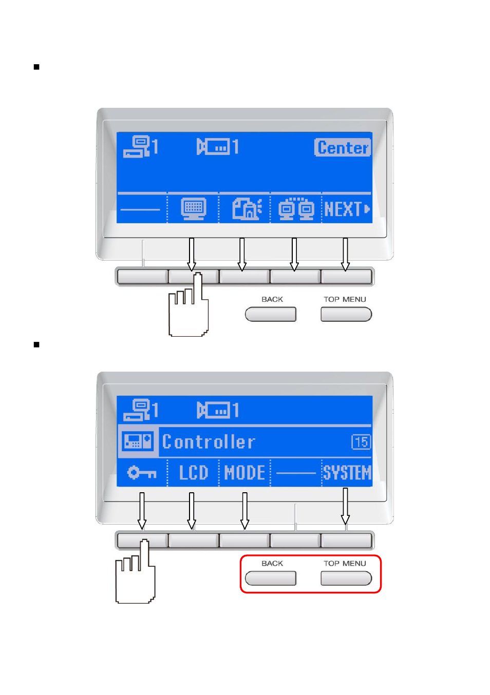 3 operating the lcd menu | AVer CMS User Manual | Page 89 / 179