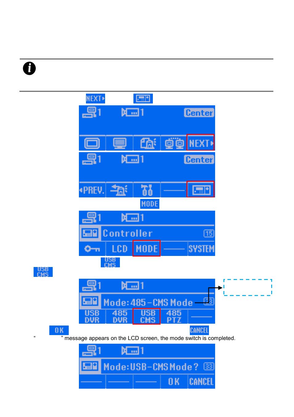 5 switching to usb cms mode | AVer CMS User Manual | Page 91 / 179