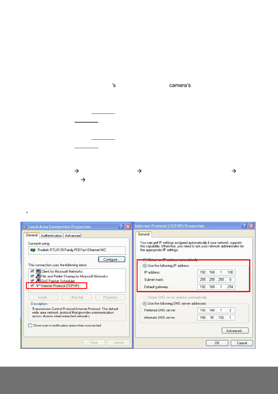 Using non-dhcp server/router network, Sing, Non-dhcp | Erver, Outer, Etwork | AVer SD1306 user manual User Manual | Page 21 / 76