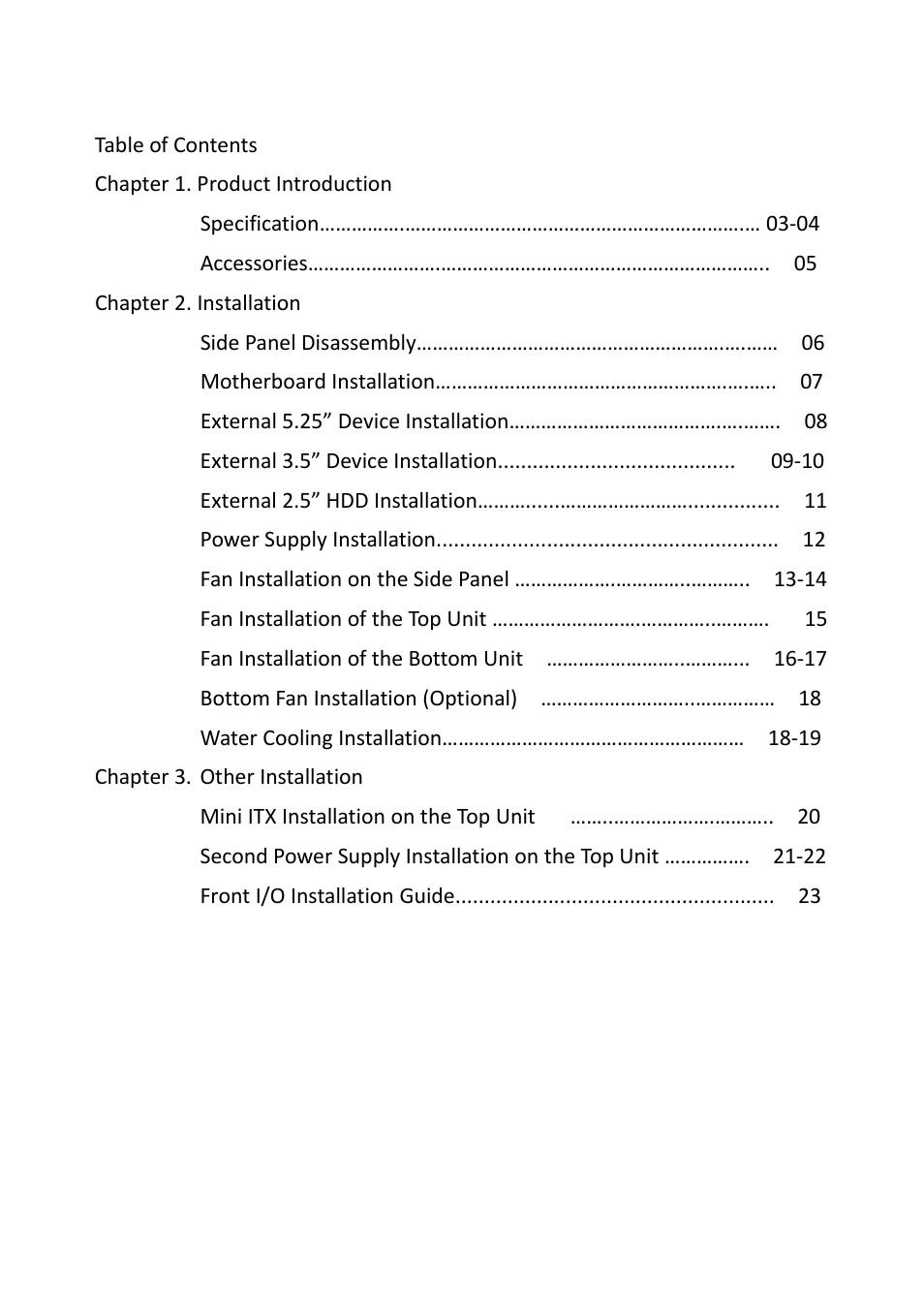 AZZA Fusion 4000 User Manual | Page 2 / 23