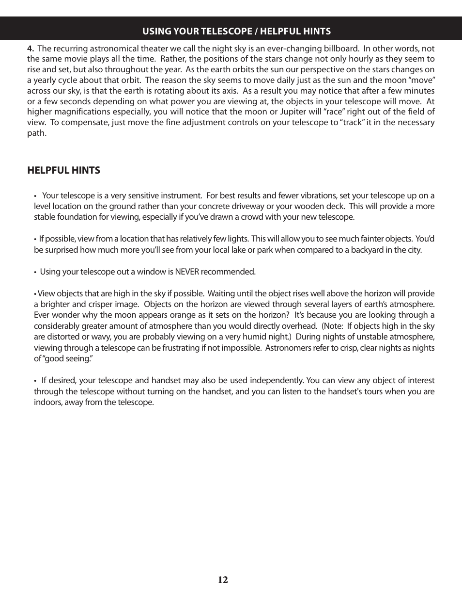 Bushnell VOYAGER 789946 User Manual | Page 12 / 76