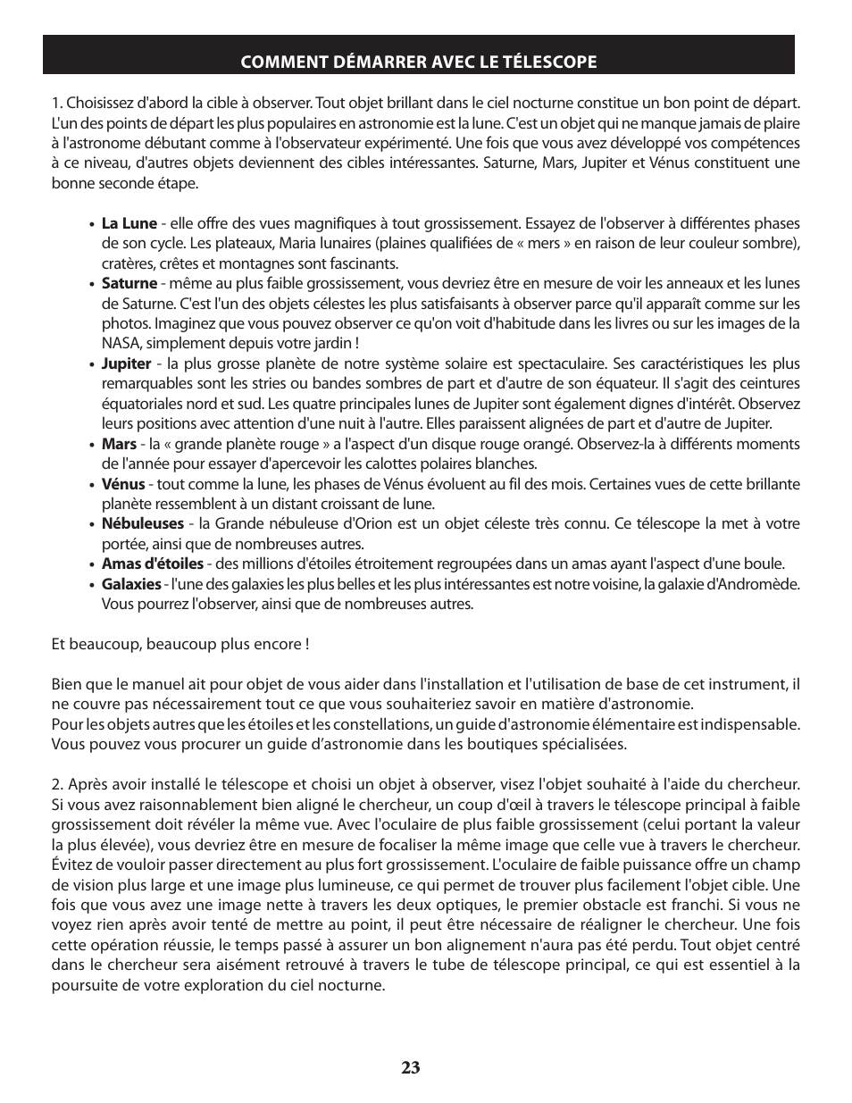 Bushnell VOYAGER 789946 User Manual | Page 23 / 76