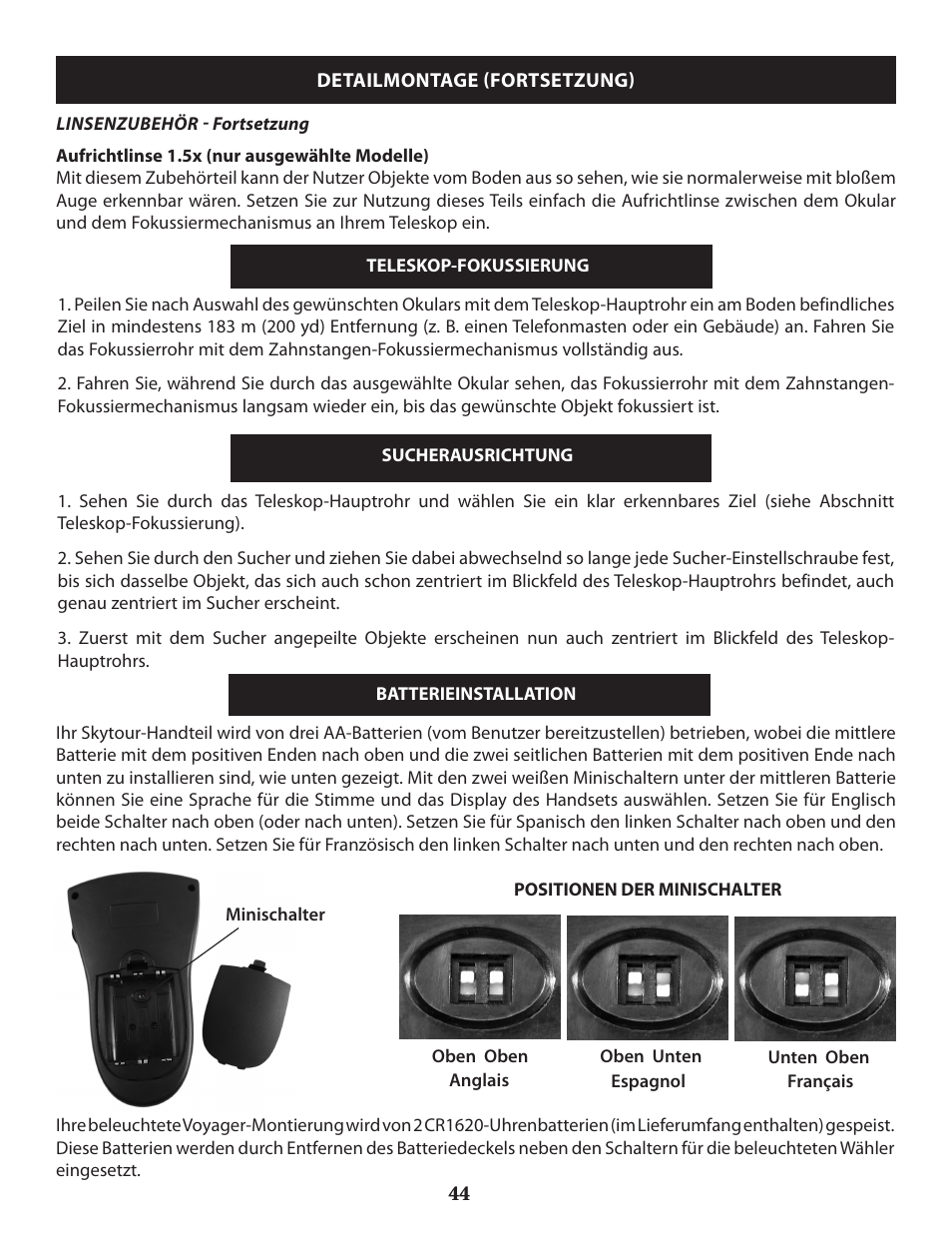 Bushnell VOYAGER 789946 User Manual | Page 44 / 76