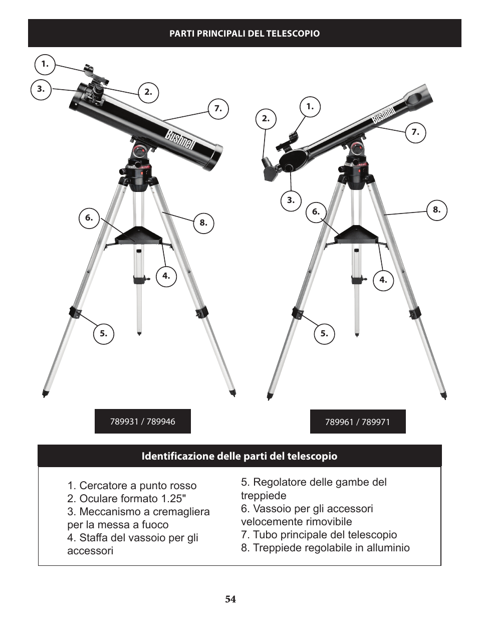Bushnell VOYAGER 789946 User Manual | Page 54 / 76