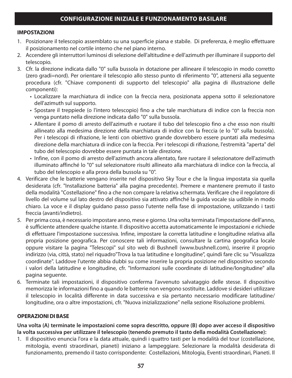 Bushnell VOYAGER 789946 User Manual | Page 57 / 76
