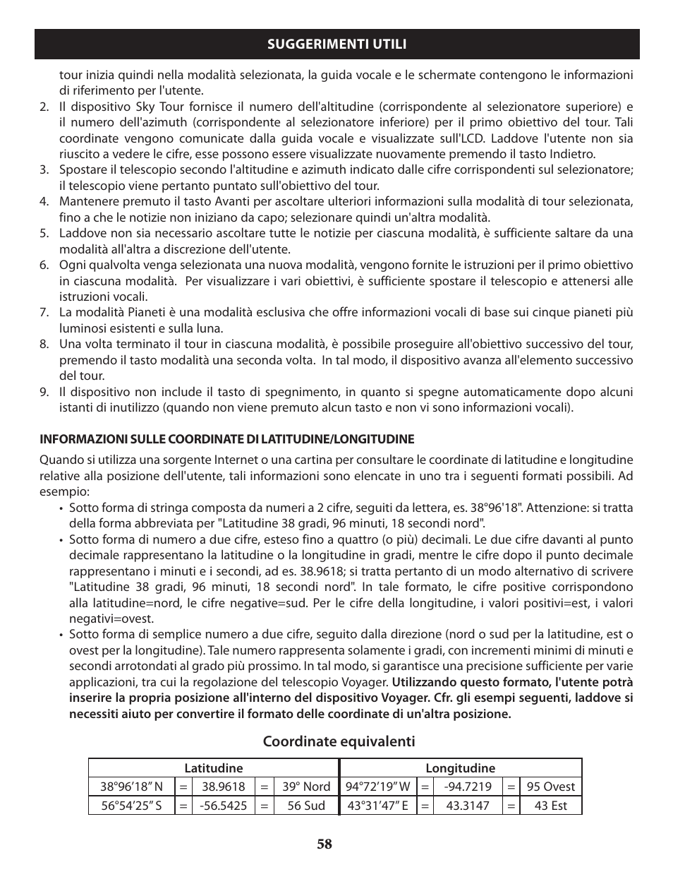 Bushnell VOYAGER 789946 User Manual | Page 58 / 76
