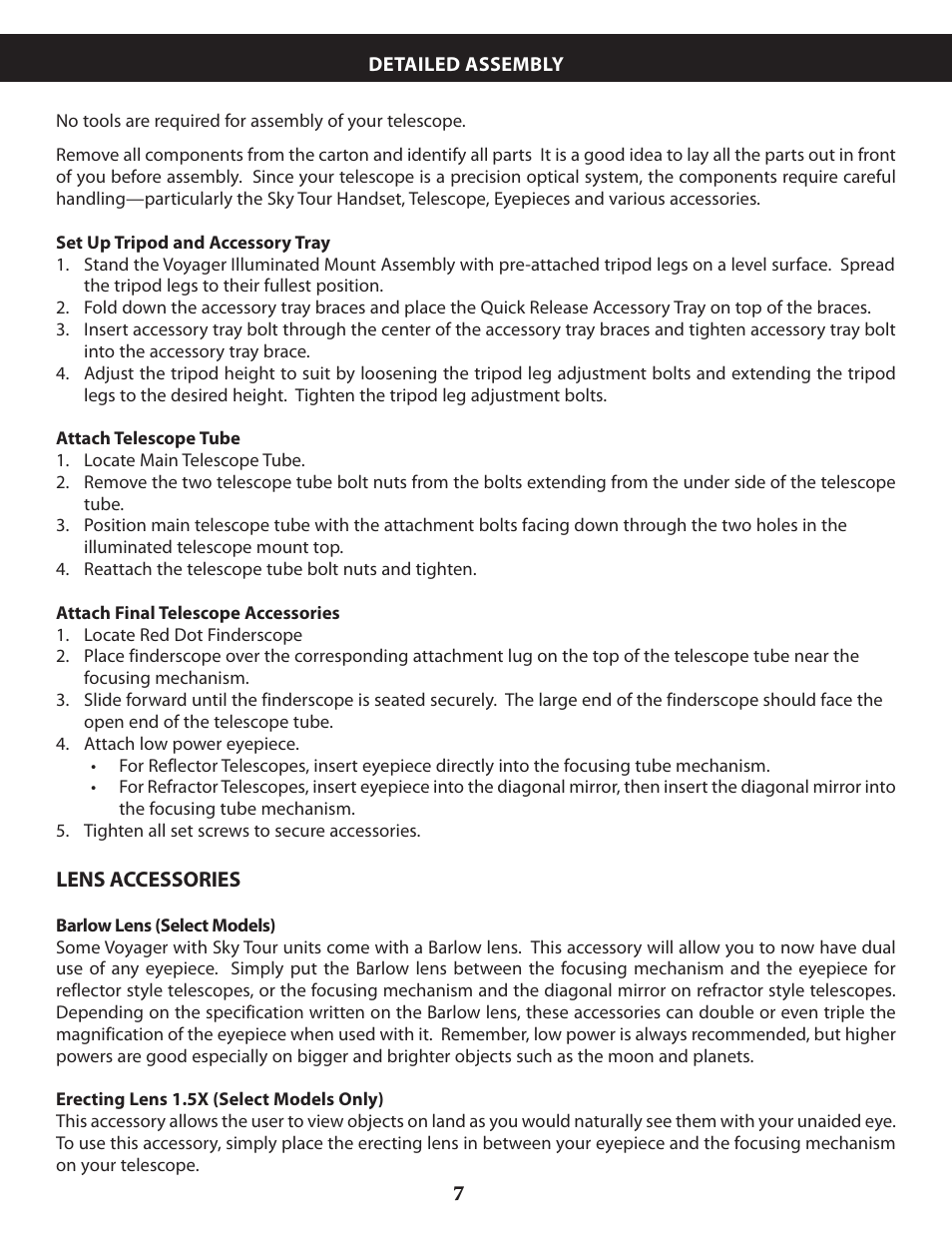 Bushnell VOYAGER 789946 User Manual | Page 7 / 76