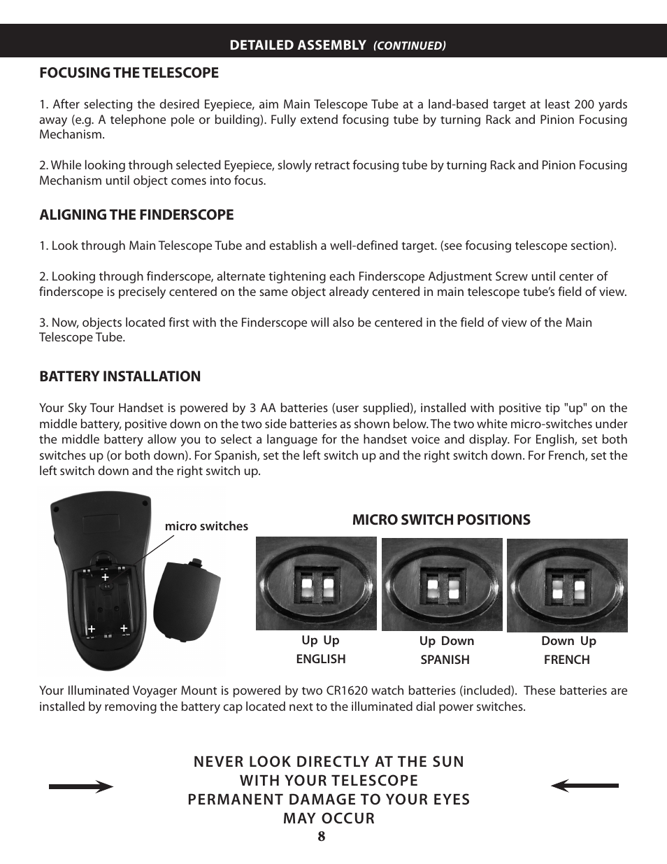 Bushnell VOYAGER 789946 User Manual | Page 8 / 76