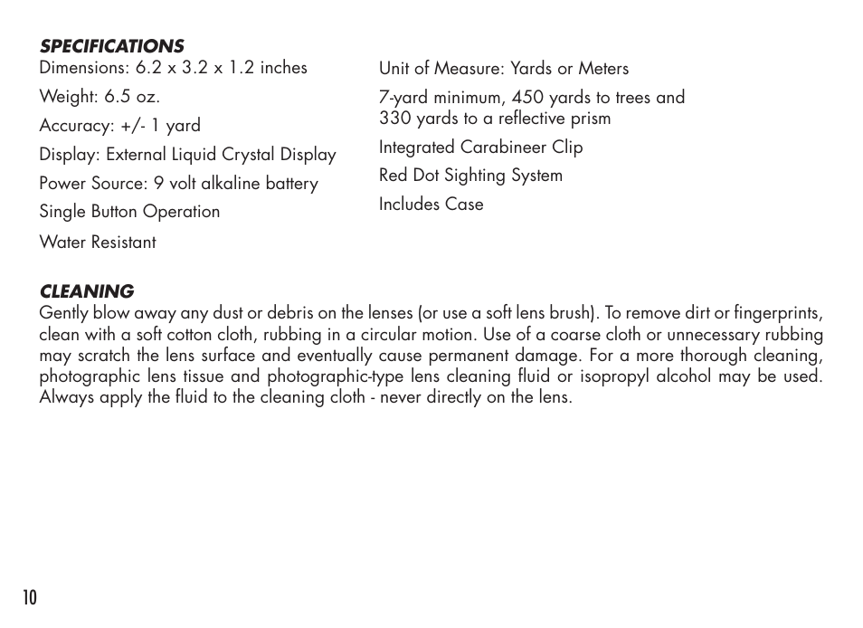 Bushnell 98-1214/05-08 User Manual | Page 10 / 76