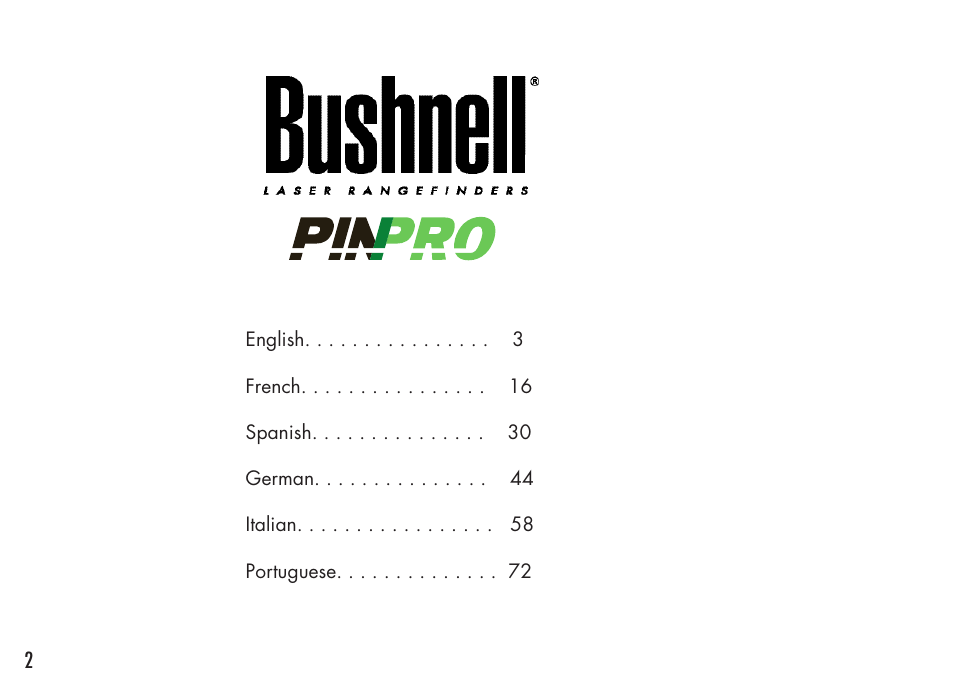 Bushnell 98-1214/05-08 User Manual | Page 2 / 76