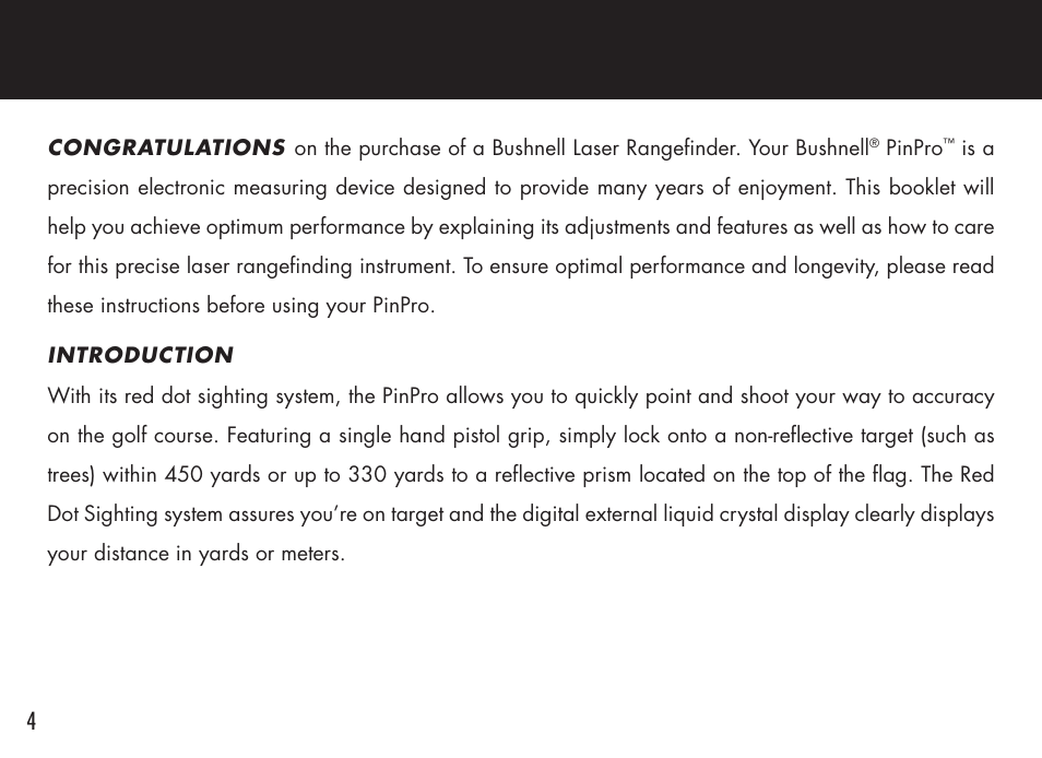 Bushnell 98-1214/05-08 User Manual | Page 4 / 76