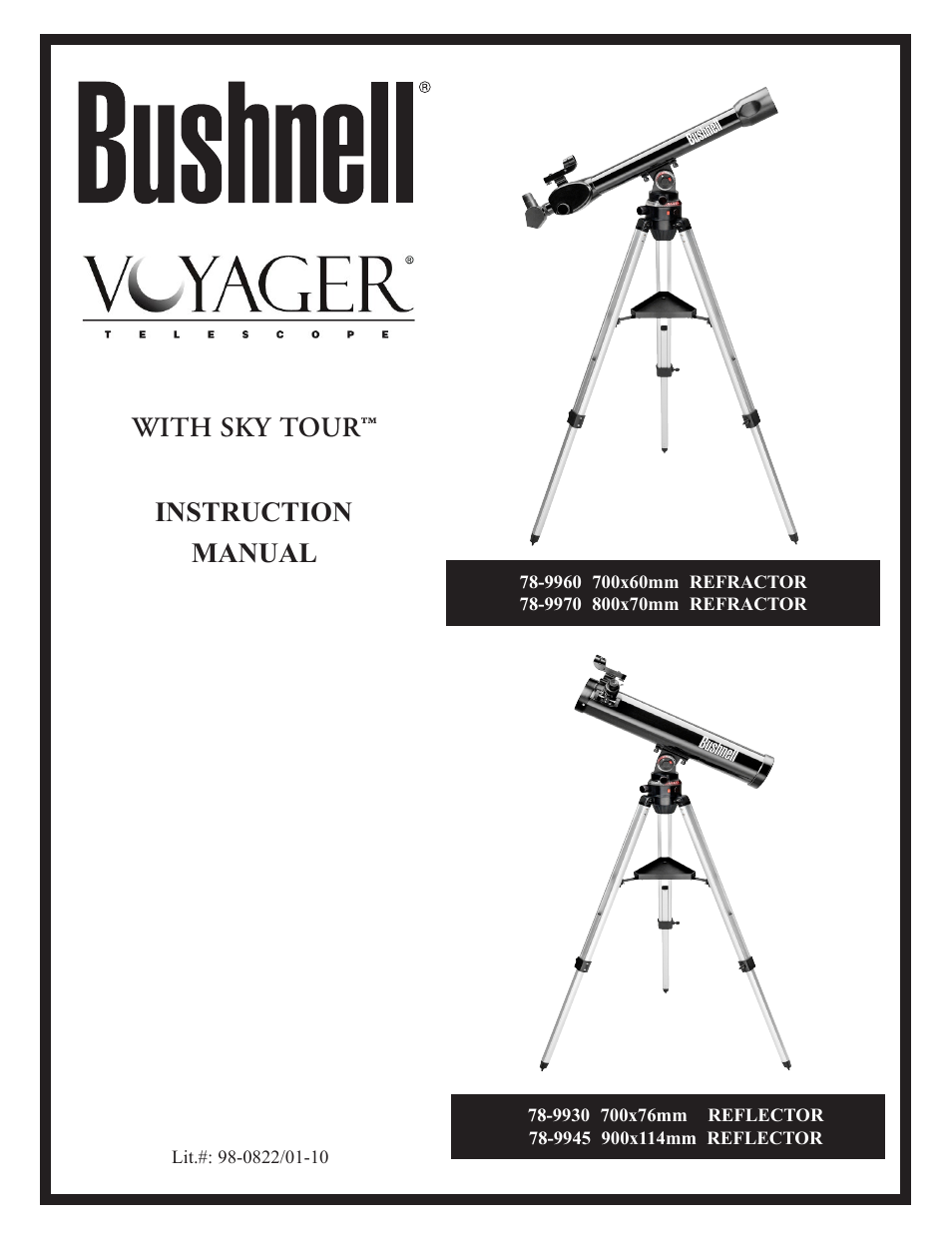 Bushnell Voyager Sky Tour 78-9970 User Manual | 74 pages