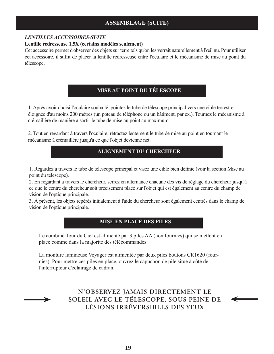Bushnell Voyager Sky Tour 78-9970 User Manual | Page 19 / 74