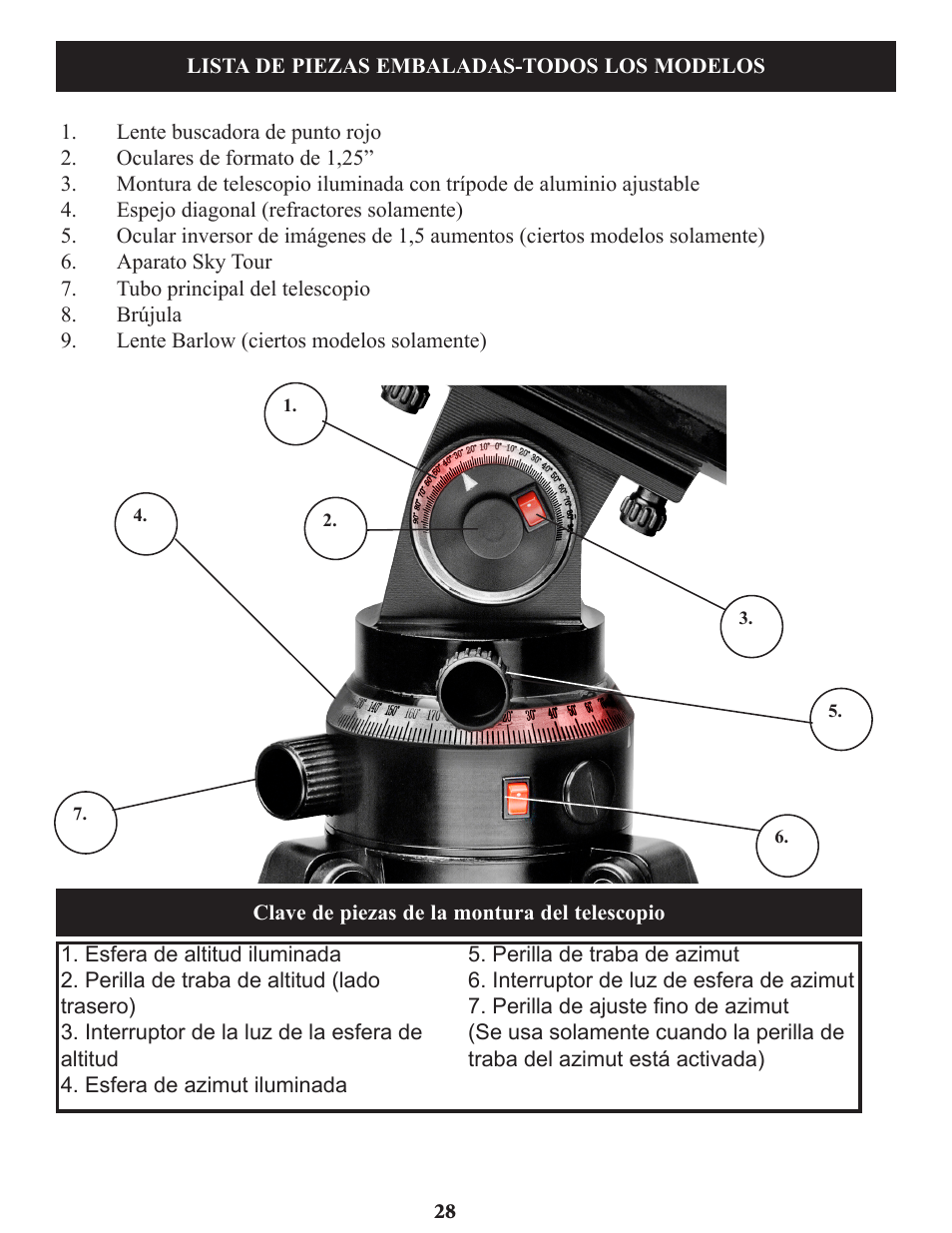 Bushnell Voyager Sky Tour 78-9970 User Manual | Page 28 / 74