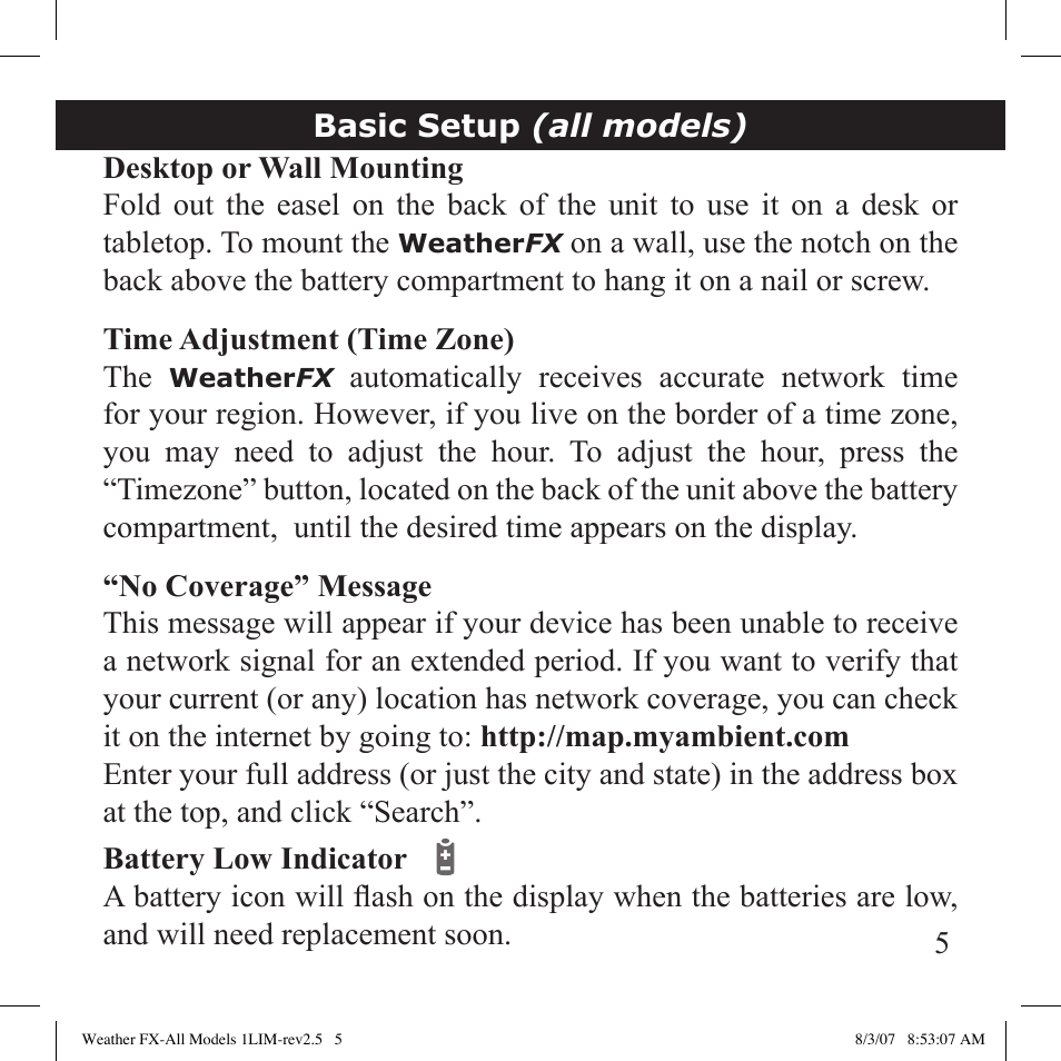 Bushnell 950007 User Manual | Page 5 / 27