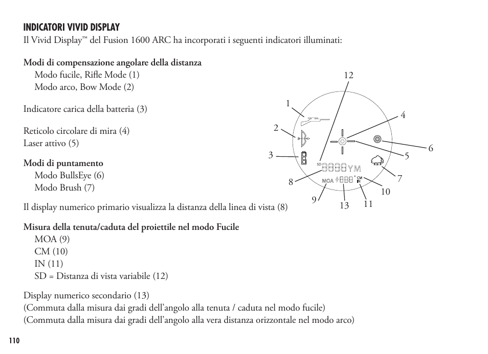 Bushnell FUSION 1600 201250 User Manual | Page 110 / 156