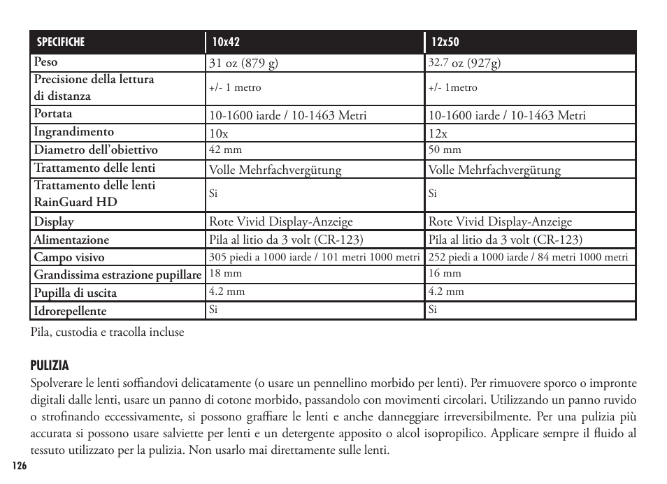 Bushnell FUSION 1600 201250 User Manual | Page 126 / 156