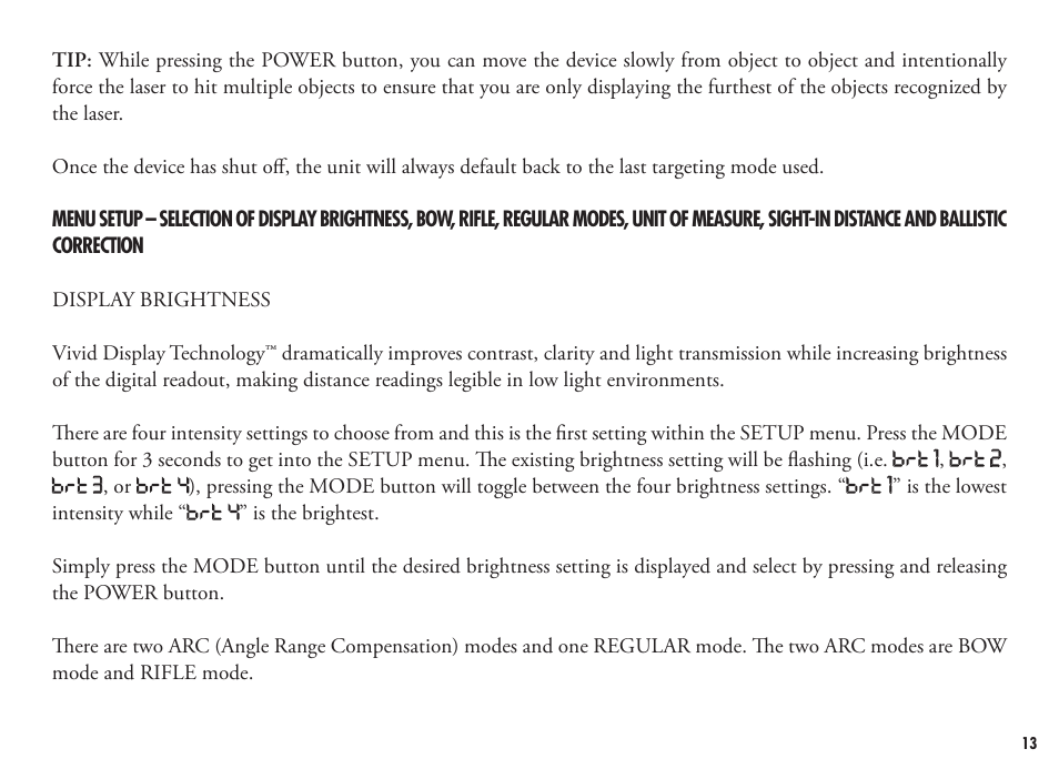 Bushnell FUSION 1600 201250 User Manual | Page 13 / 156