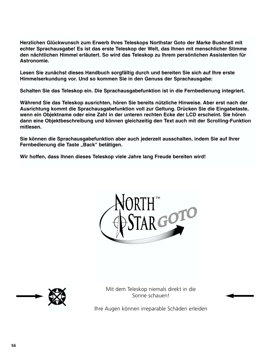 Bushnell North Star Goto 78-8831 User Manual | Page 56 / 88