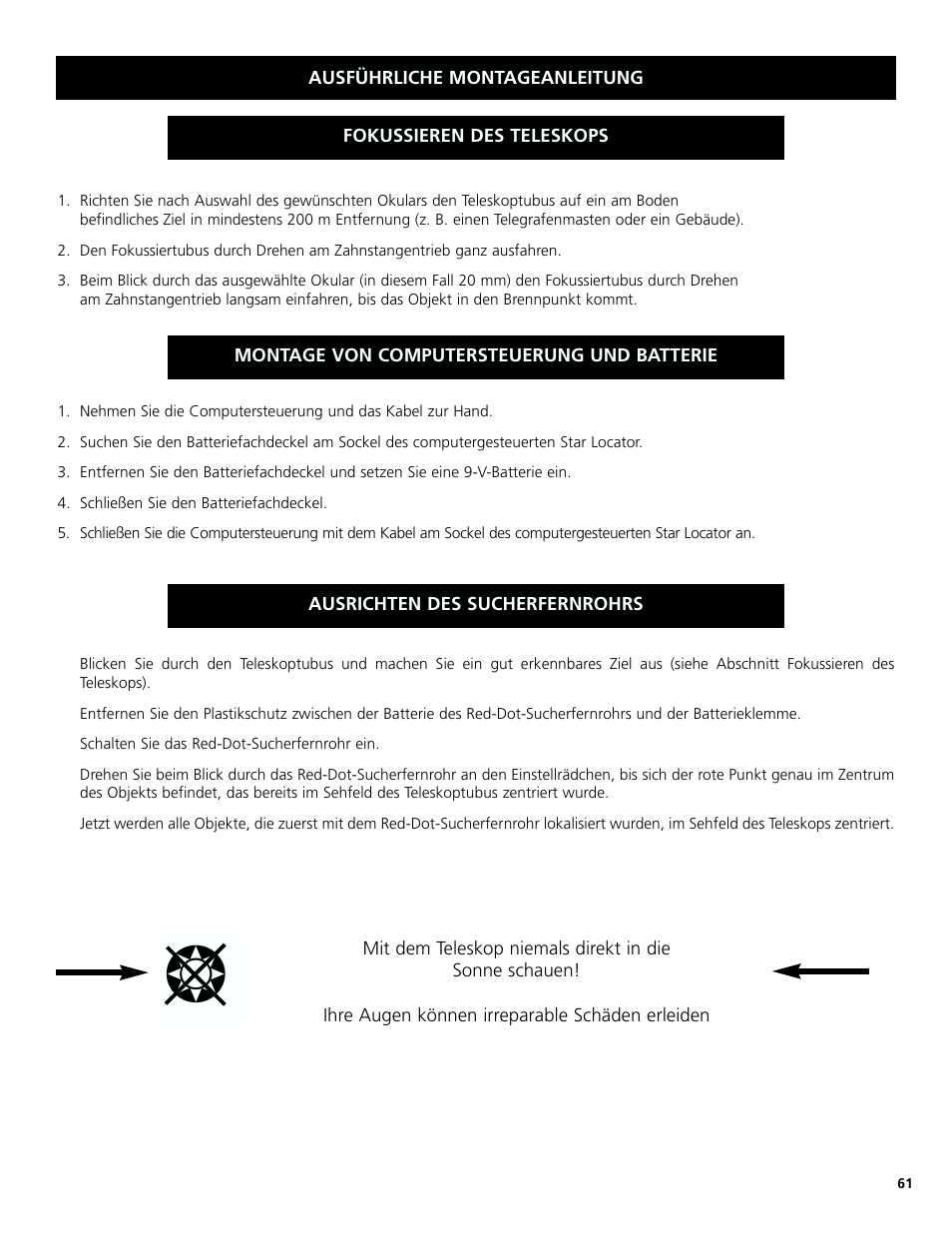 Bushnell North Star Goto 78-8831 User Manual | Page 61 / 88
